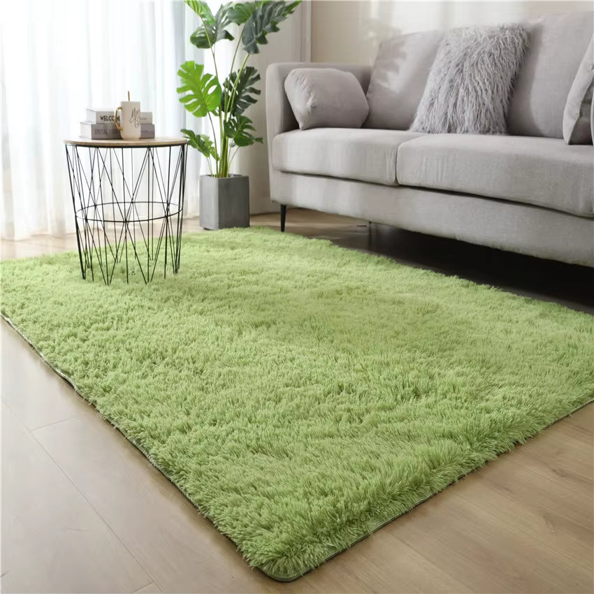 Carpets for Living Room Modern Sofas Grey Fluffy Carpet Bedroom Decoration Anti-Slip Furry Large Rug Washable Floor Covering Mat
