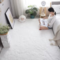 Plush Thick Carpet for Living Room Modern White Flurry Rugs in the Bedroom Decor Home Furry Floor Bedside Mat Children Carpets