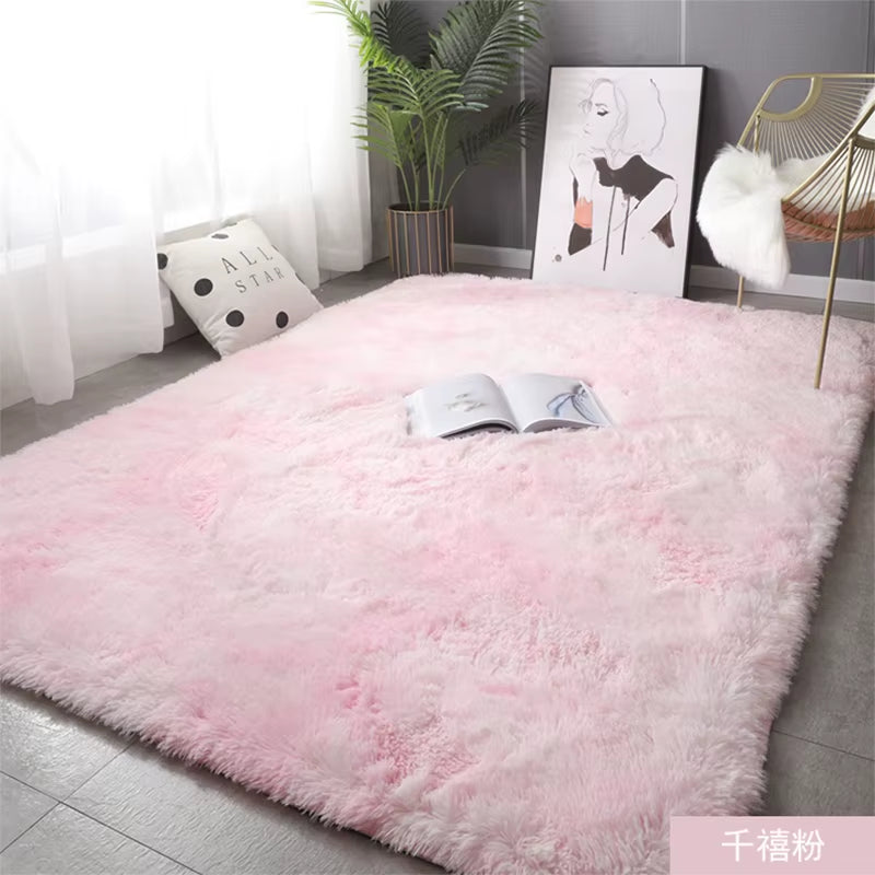 Carpets for Living Room Modern Sofas Grey Fluffy Carpet Bedroom Decoration Anti-Slip Furry Large Rug Washable Floor Covering Mat