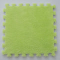 30 X 30Cm EVA Foam Puzzle Mat Long Hair Carpet Soft Plush Villi Shaggy Area Rug Mats for Home Kids Bedroom Floor Decoration Mat