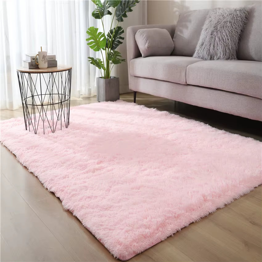 Carpets for Living Room Modern Sofas Grey Fluffy Carpet Bedroom Decoration Anti-Slip Furry Large Rug Washable Floor Covering Mat