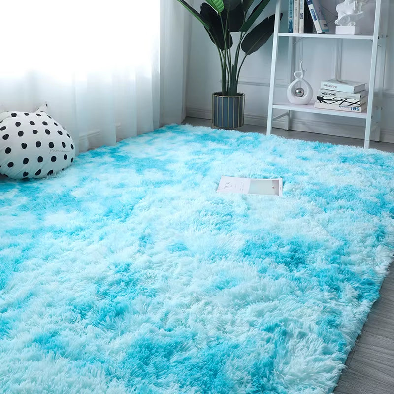 Carpets for Living Room Modern Sofas Grey Fluffy Carpet Bedroom Decoration Anti-Slip Furry Large Rug Washable Floor Covering Mat