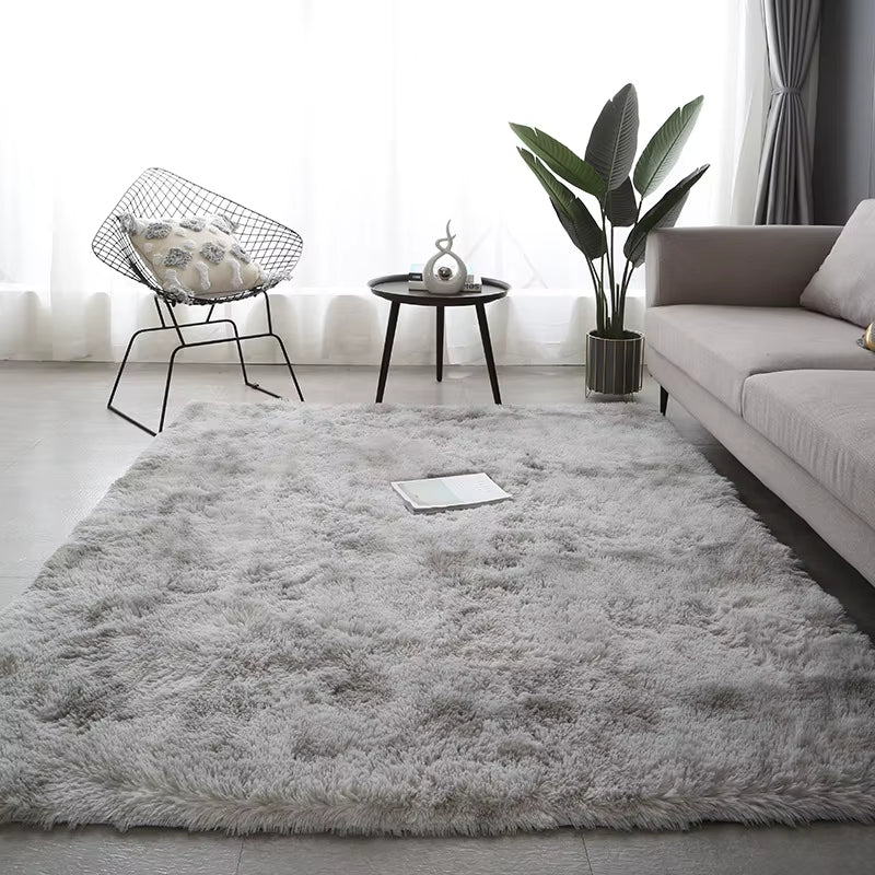 Carpets for Living Room Modern Sofas Grey Fluffy Carpet Bedroom Decoration Anti-Slip Furry Large Rug Washable Floor Covering Mat