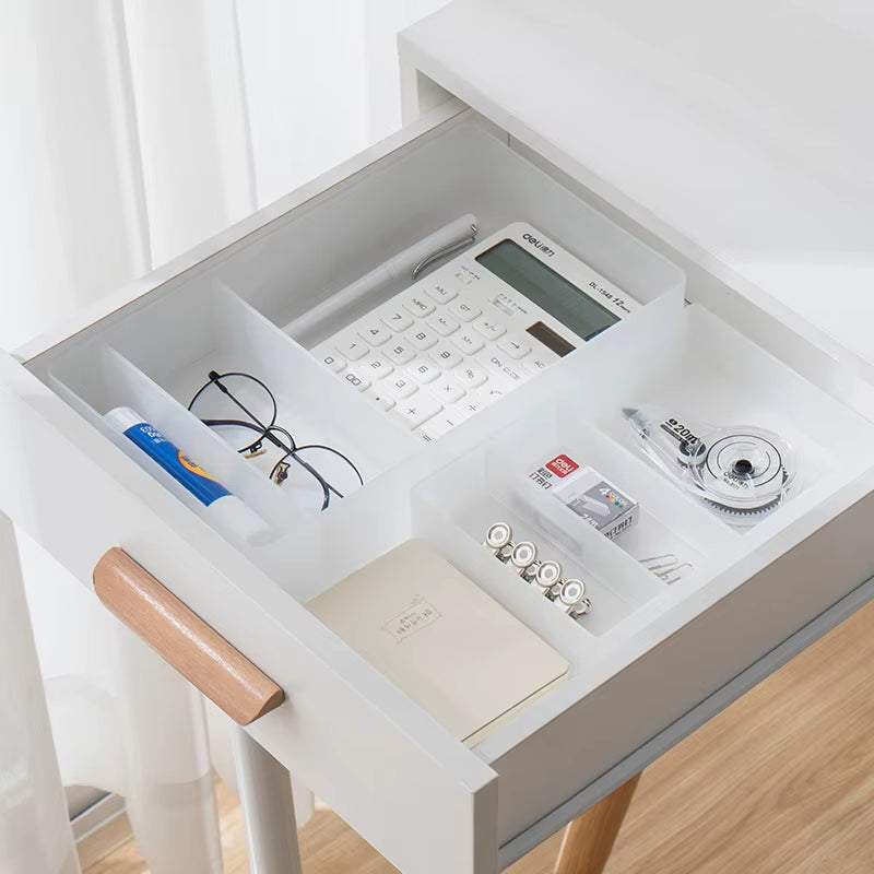 Adjustable Drawer Style Make up Storage Box Plastic Sundries Cosmetic Container Divider Desktop Sundries Fragrance Finishing Box